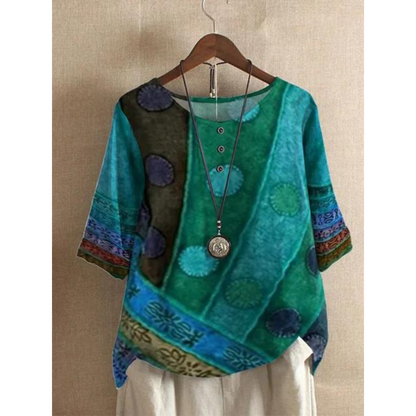 Valarie - Buntes Bohemian Top