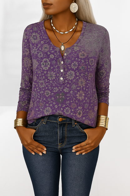 Alina - Elegante Boho-Bluse